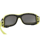 Full-Seal Safety Glasses with Category 3 Smoke Lens & Removable Gasket - Yellow