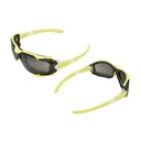 Full-Seal Safety Glasses with Category 3 Smoke Lens & Removable Gasket - Yellow (10/Box)