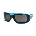 Full-Seal Safety Glasses with Category 3 Smoke Lens & Removable Gasket - Blue (10/Box)