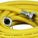 3/4" x 100 ft 300 PSI Jack Hammer Yellow  Rhino Rubber Hose - W02