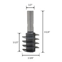 Finger Joint Bit,1/2"Shank (I)