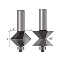 2pc Edge Banding Set,1/2"Shank