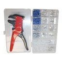 Electrical Connectors/Terminals Repair Kit w/plastic case + Crimper - W03
