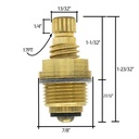 1785-T Repcal Wall Lavatory Faucet Stem - Hot