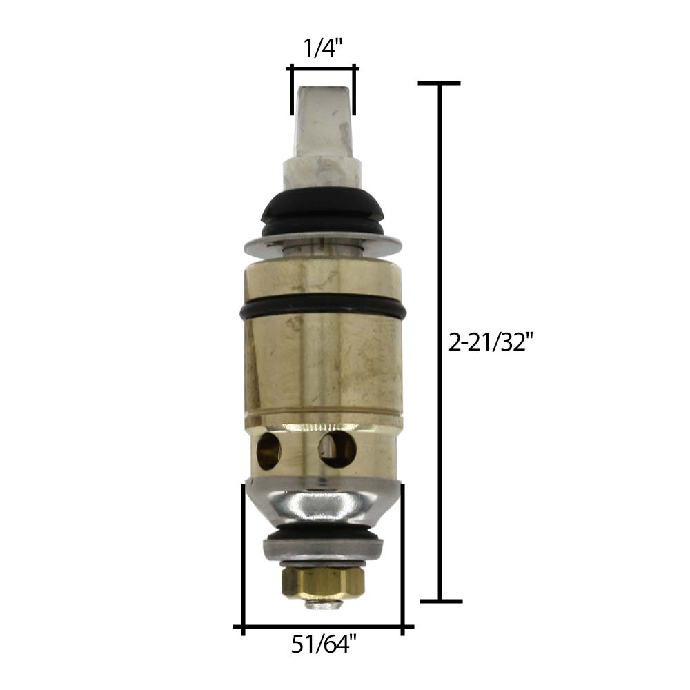 1779-T Chicago Lavatory Faucet Stem - Hot