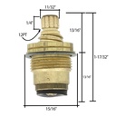 1786-T Repcal Wall Lavatory Faucet Stem - Cold