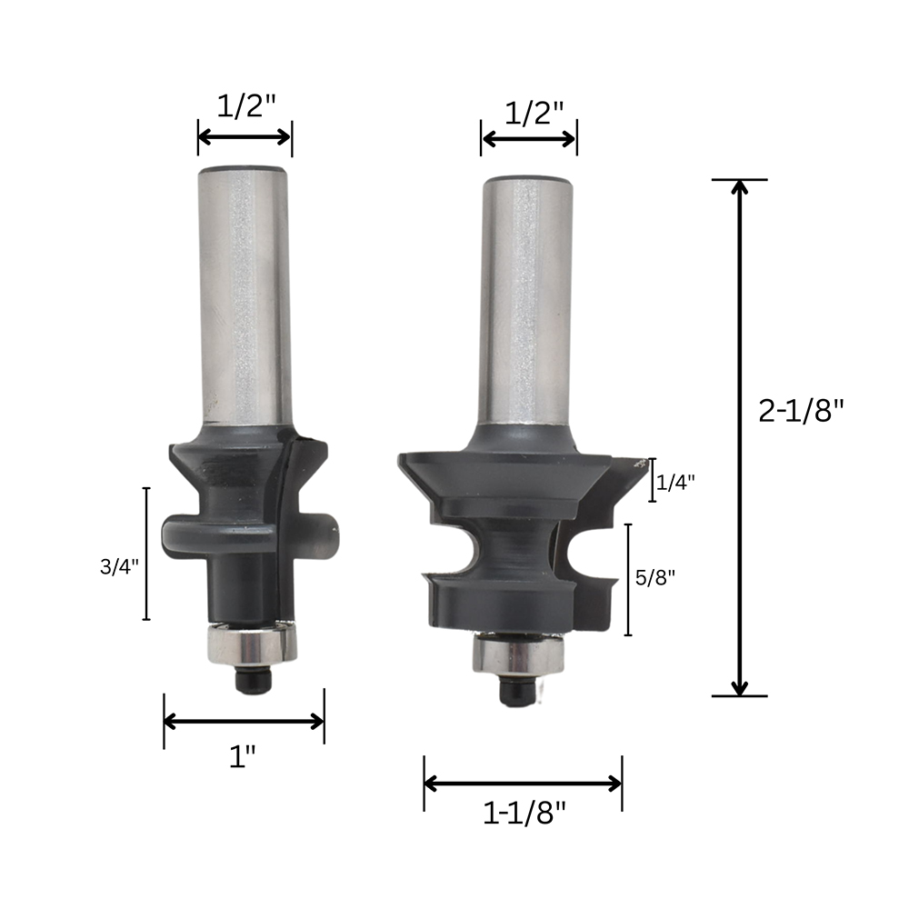 Tongue and Groove V-Notch Set