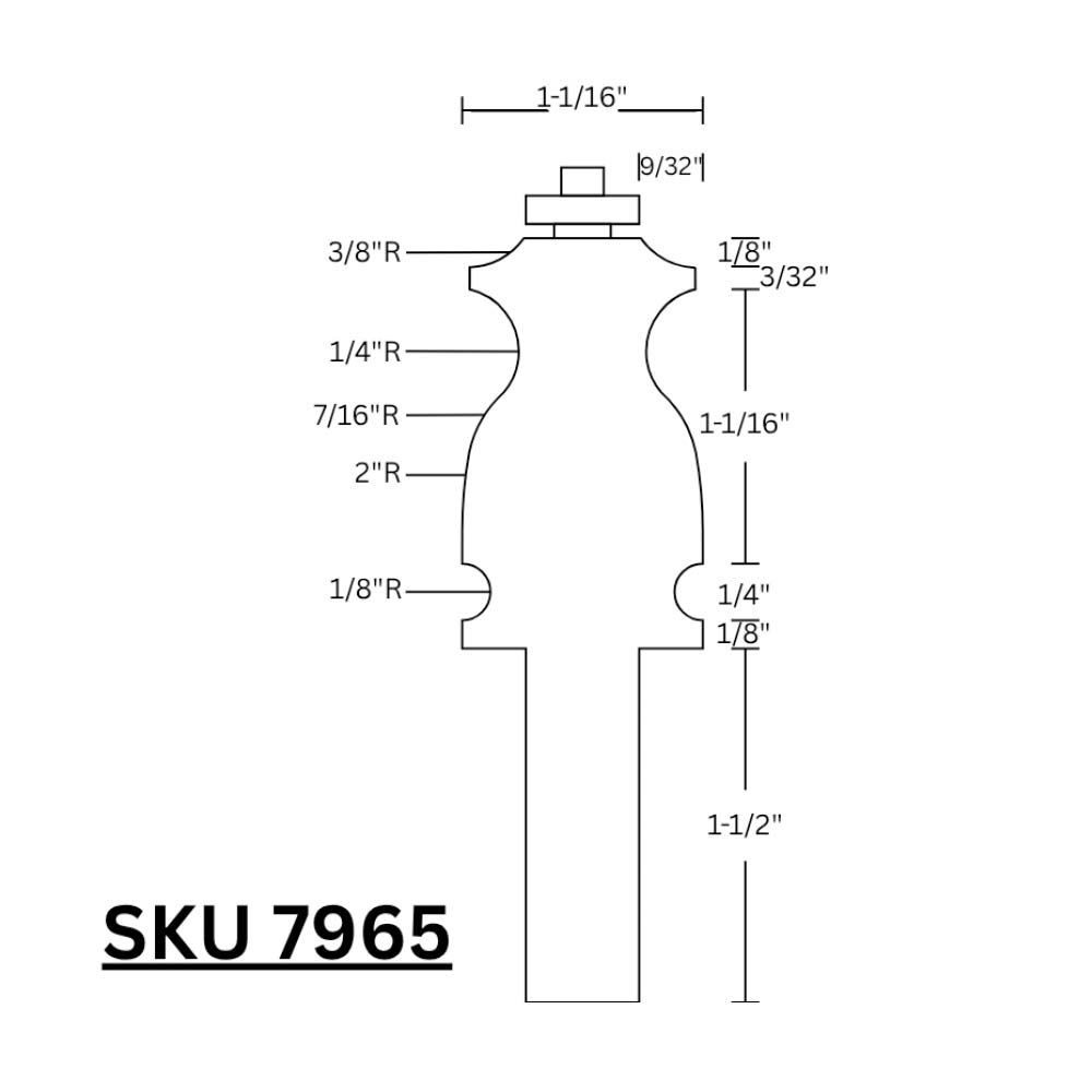 Molding Plane Profile Bit