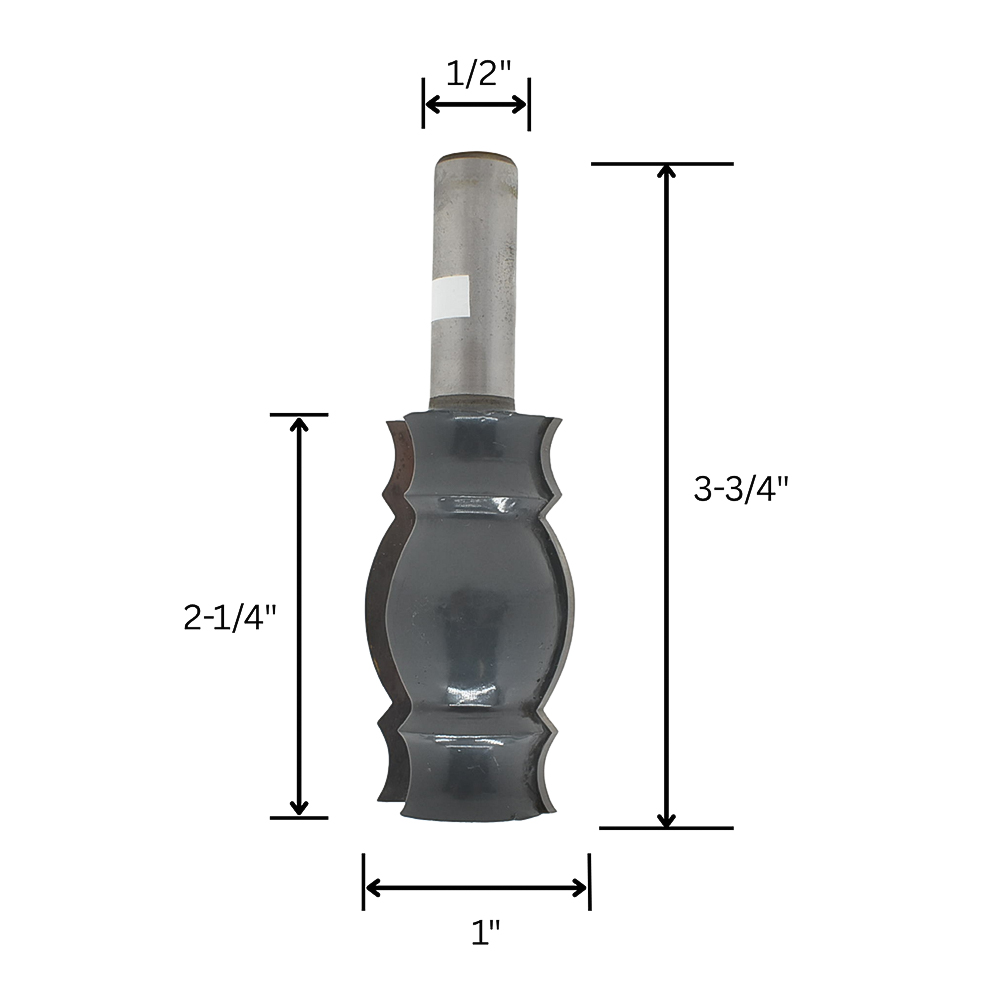 Crown Molding Bit,1/2"Shank (I) C