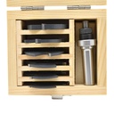 Stackable Slot Cutter Set, 1/2" Shank