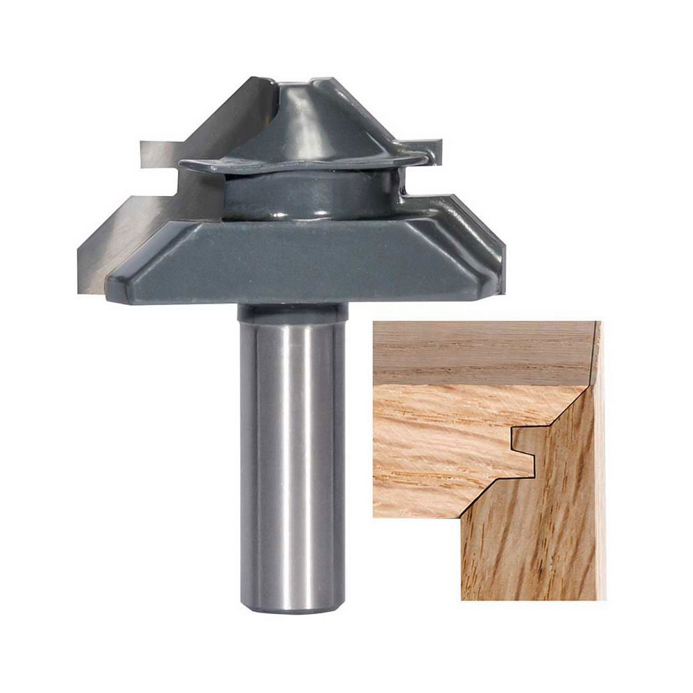 Lock Miter Bit, 1/2" Shank (I)
