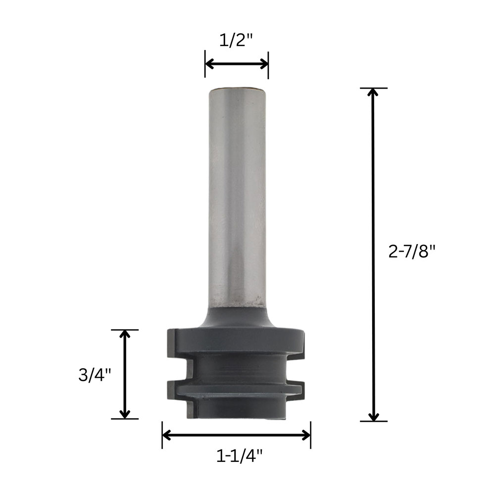 Drawer Lock Bit, 1/2"Shank(I) C
