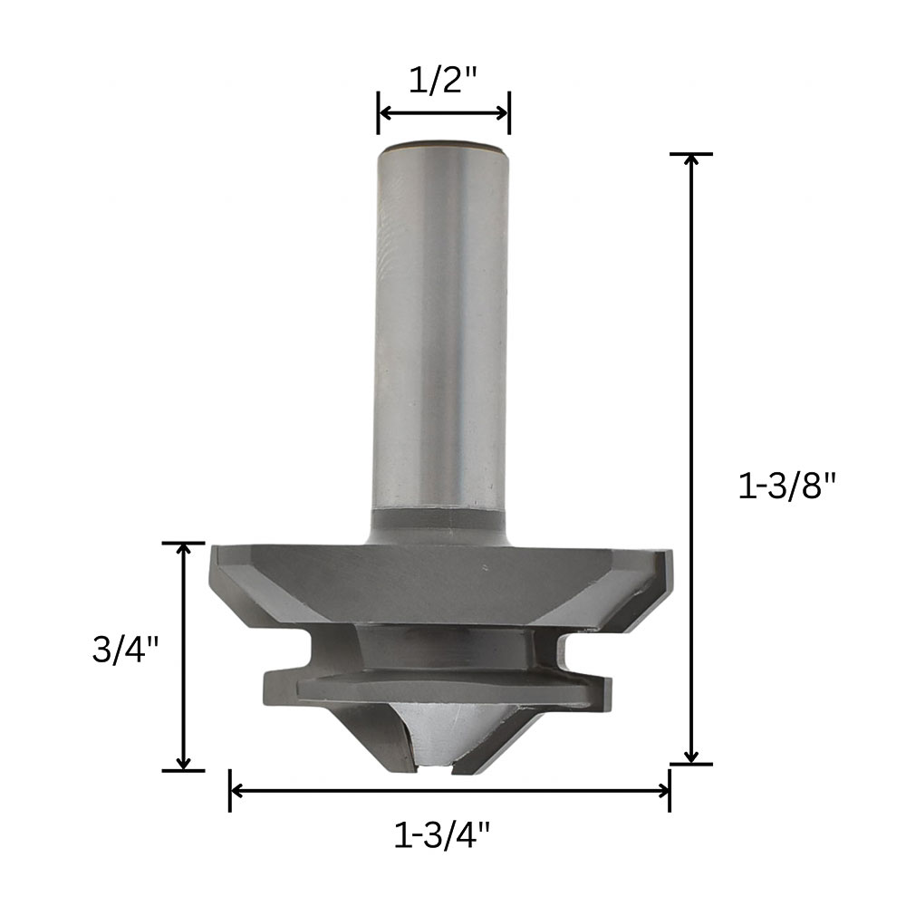 Lock Mitre Bit, 1/2" Shank (I)