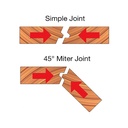 Lock Mitre Bit, 1/2" Shank (I)