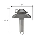 Lock Miter Bit, 1/2" Shank (I)