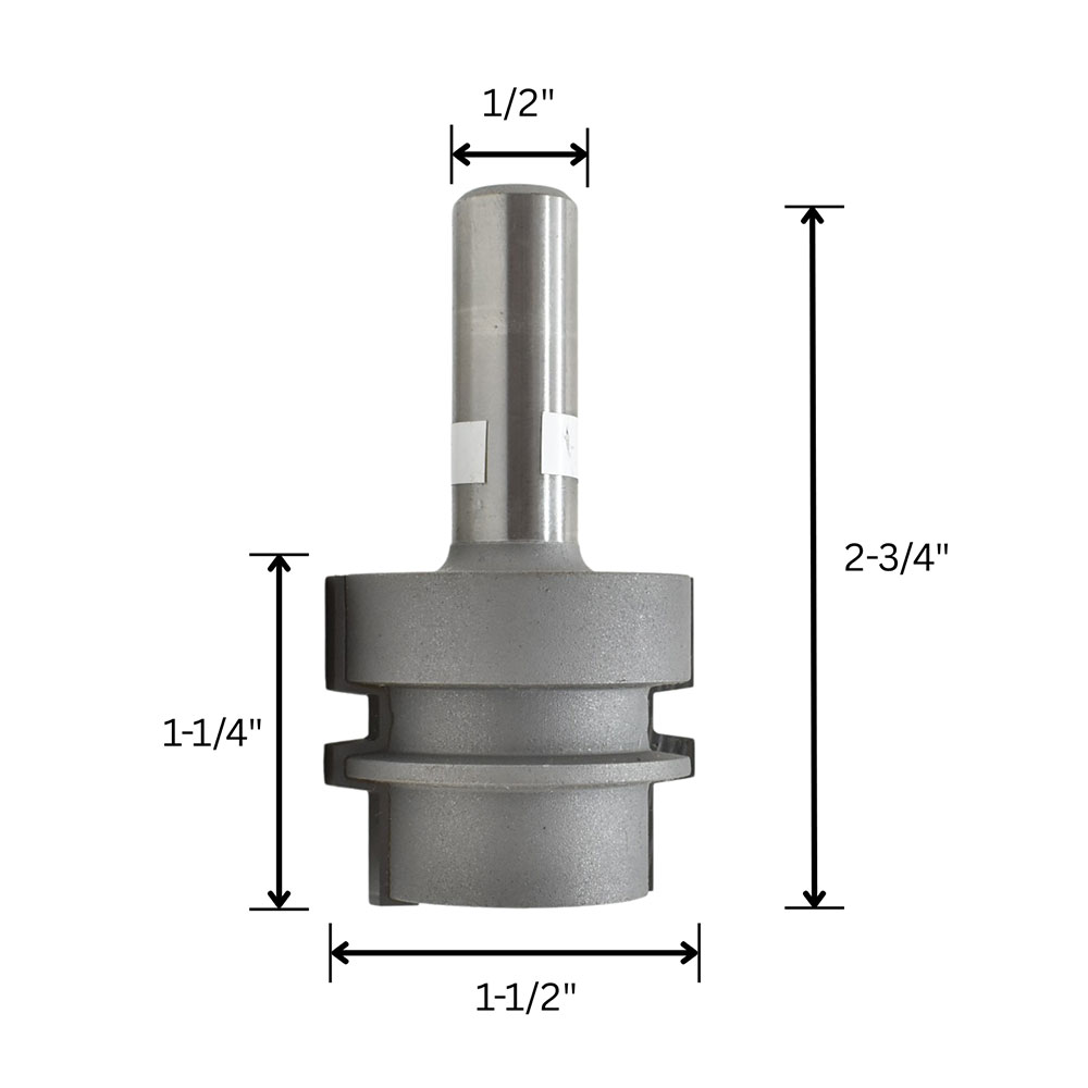 Glue Joint Bit, 1/2" Shank (I)