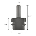 Glue Joint Bit, 1/2" Shank (I)