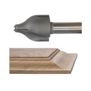 Ogee&Bead Raised Panel,1/2"Sh.