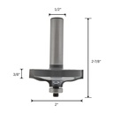 European Door Edge Bit, 1/2"Sh