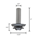 Lock Miter Bit, 1/2" Shank (I)