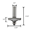 European Door Edge Bit, 1/2"Shank