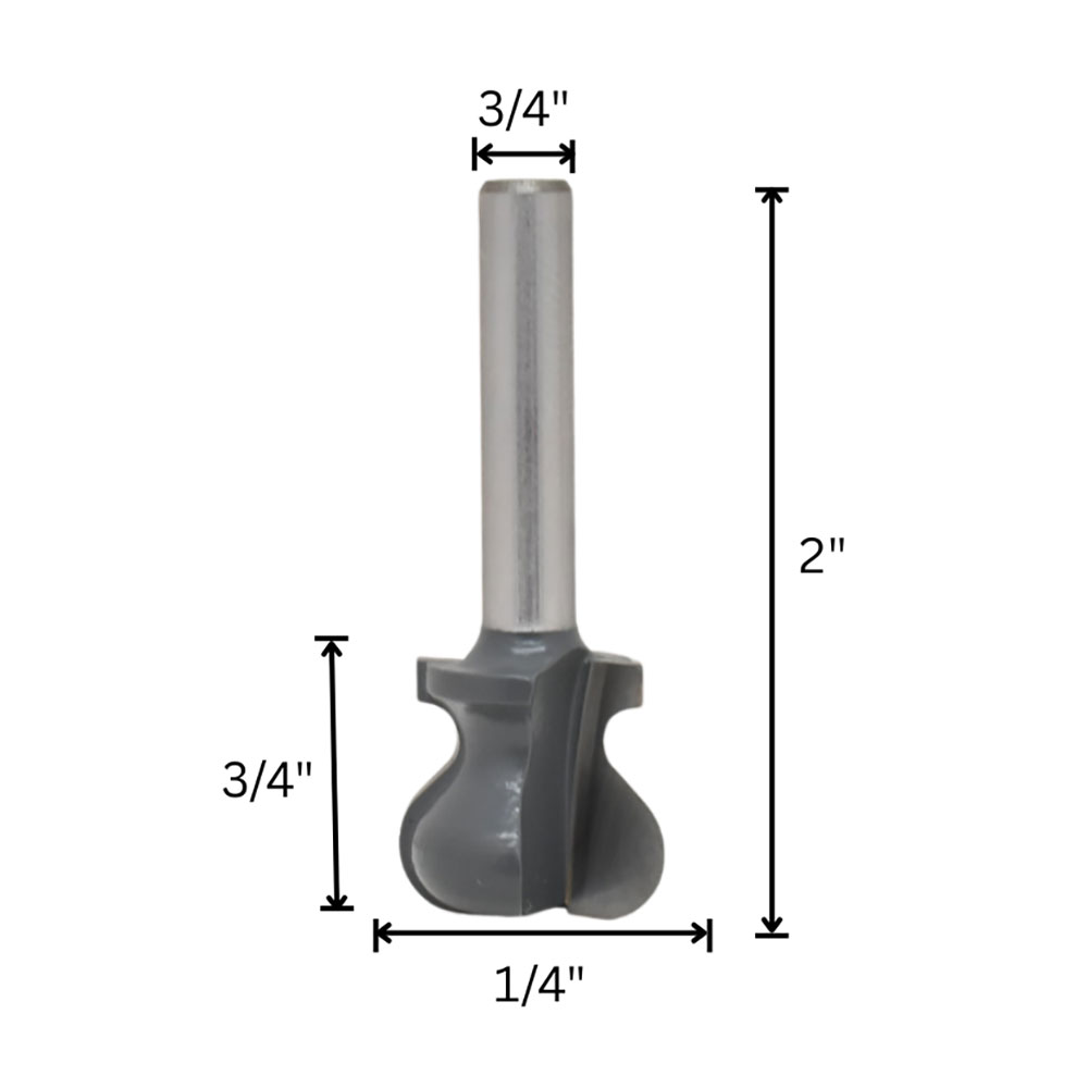 Finger Pull Bit, 1/4" Shank