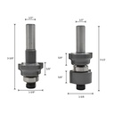 Window Sash Set, 1/2" Shank (I)