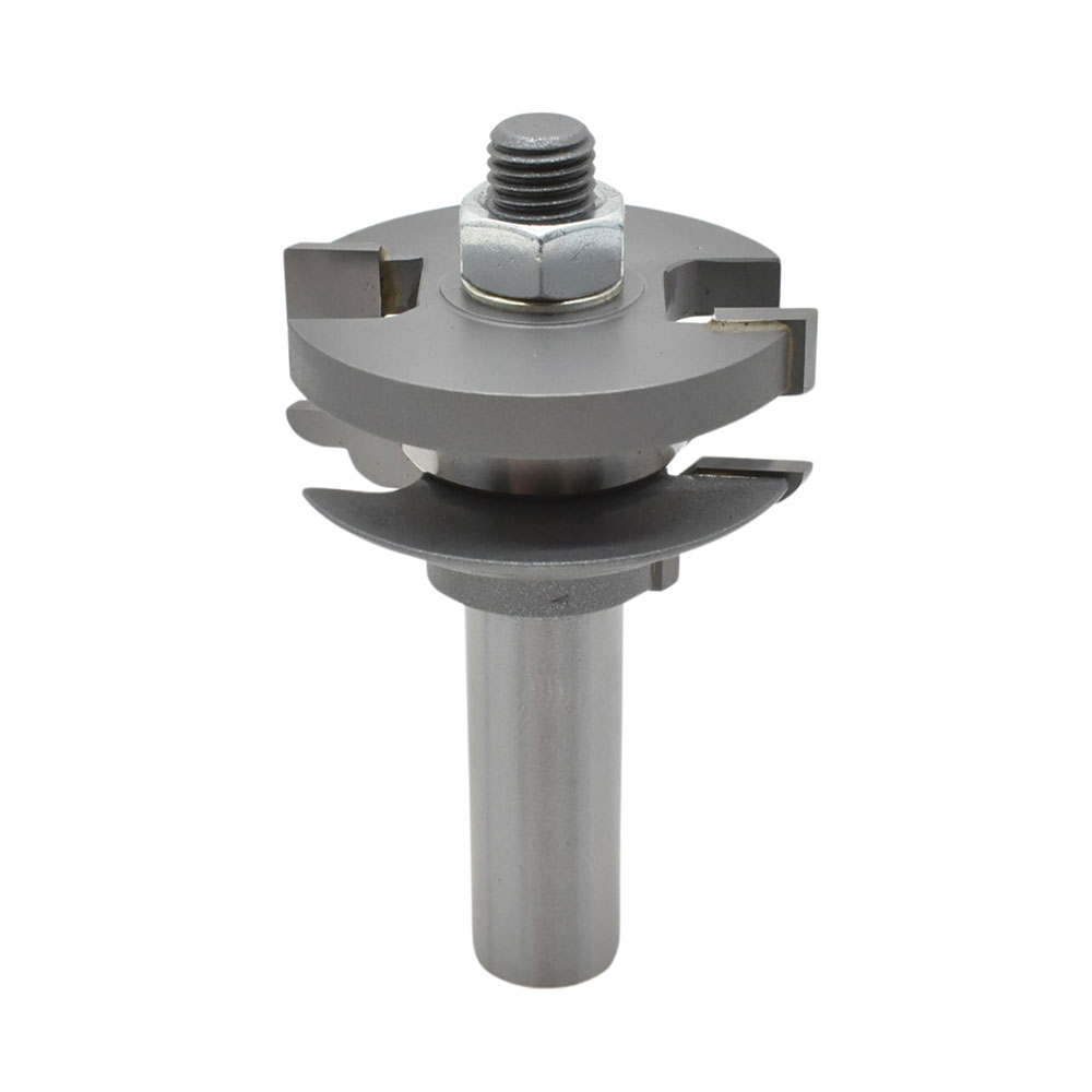 Double Round Matched Rail and Stile Two Piece Router Bit Set, 1/2" Shank