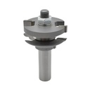 Double Round Matched Rail and Stile Two Piece Router Bit Set, 1/2" Shank