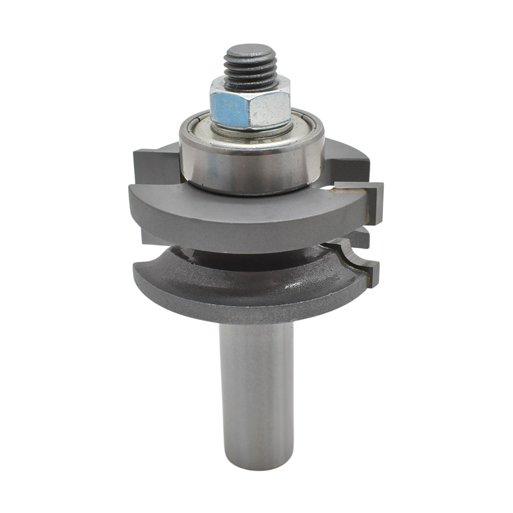 Double Round Matched Rail and Stile Two Piece Router Bit Set, 1/2" Shank