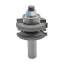 Double Round Matched Rail and Stile Two Piece Router Bit Set, 1/2" Shank