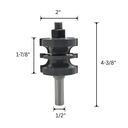 2pc Rail&Stile Set, 1/2"Shank (I) C