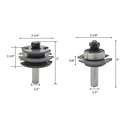 2 pc Rail & Stile Ogee Set (A)