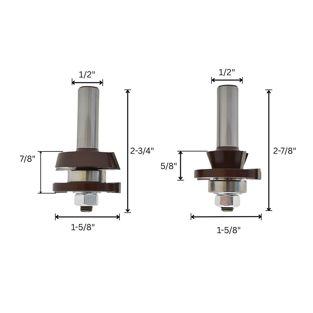 2pc Shaker Stile&Rail Set  (I)