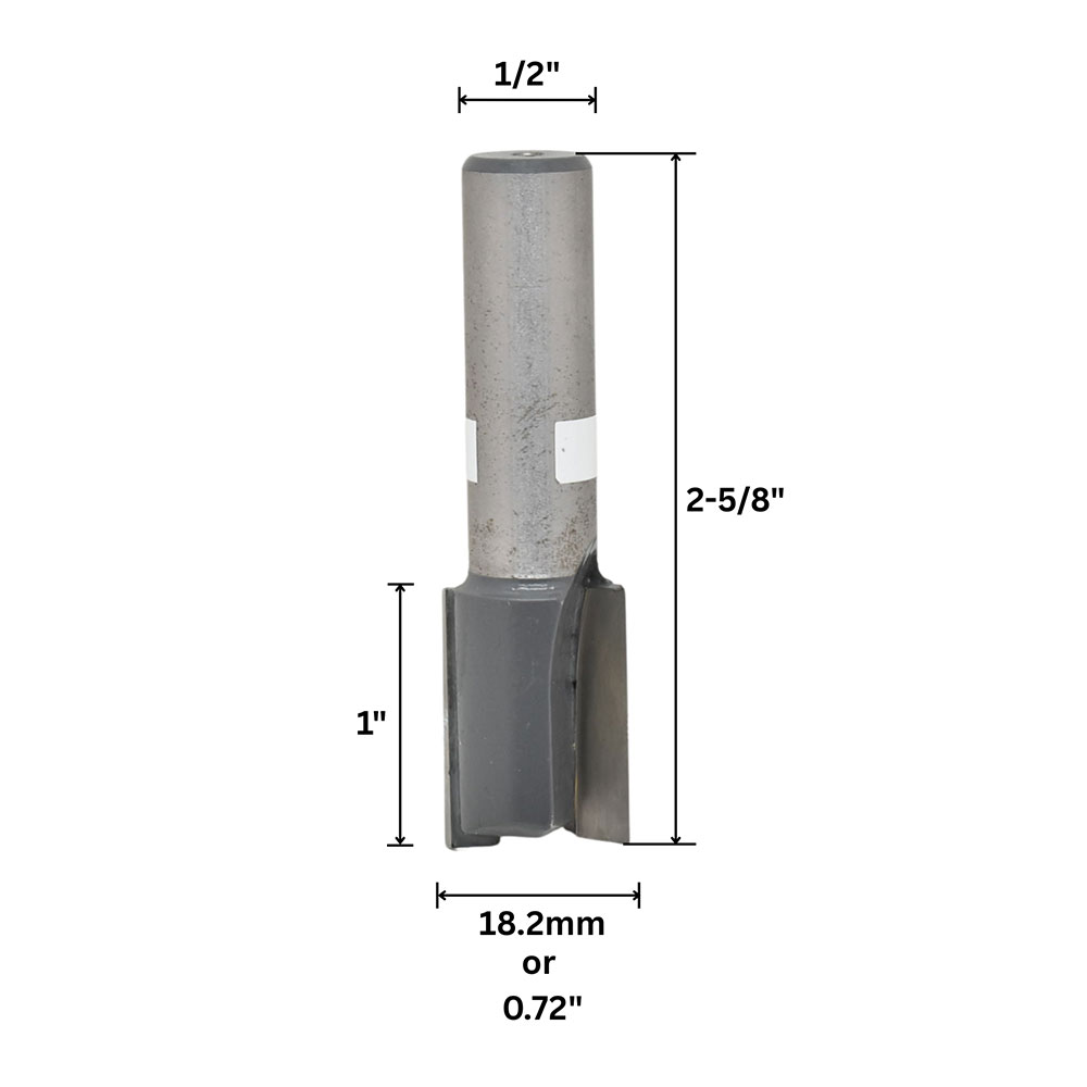 18.2mm Straight Bit,Down Shear Cut C