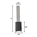 1/2" Straight Bit,Down Shear Cut