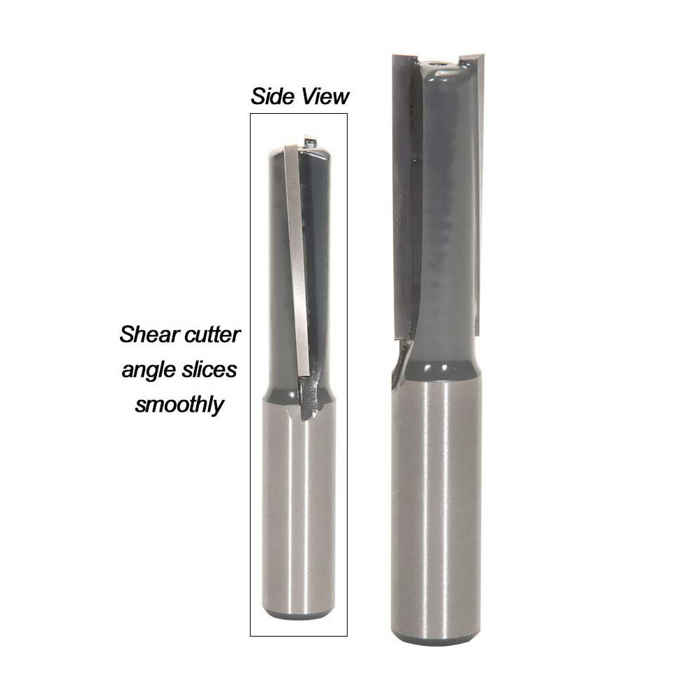 1/2" Straight Bit,Down Shear Cut