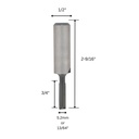 5.2mm Straight Bit,Down Shear Cut C