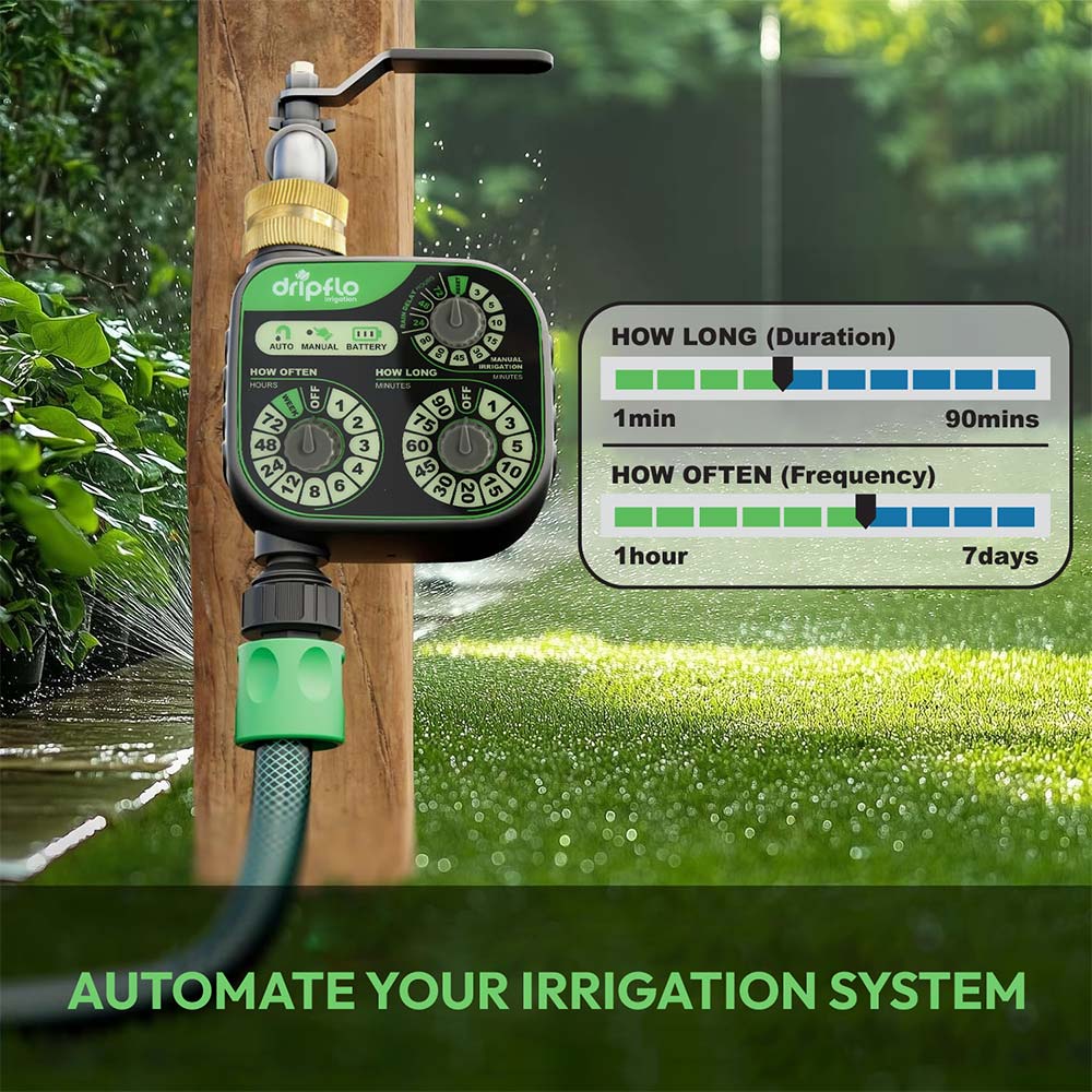 3-Dial Analog Water Timer for Drip Irrigation