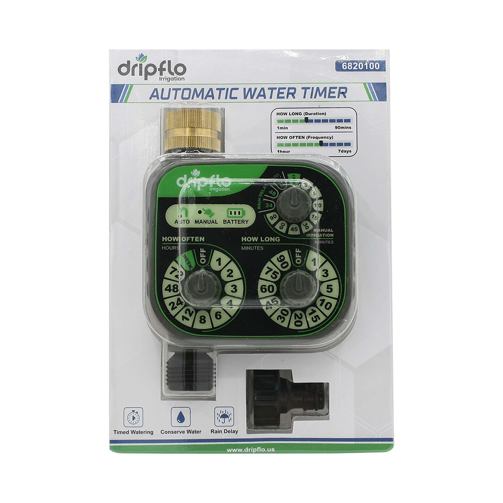 3-Dial Analog Water Timer for Drip Irrigation
