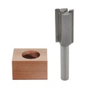 1/2" Straight Bit, 1/4" Shank