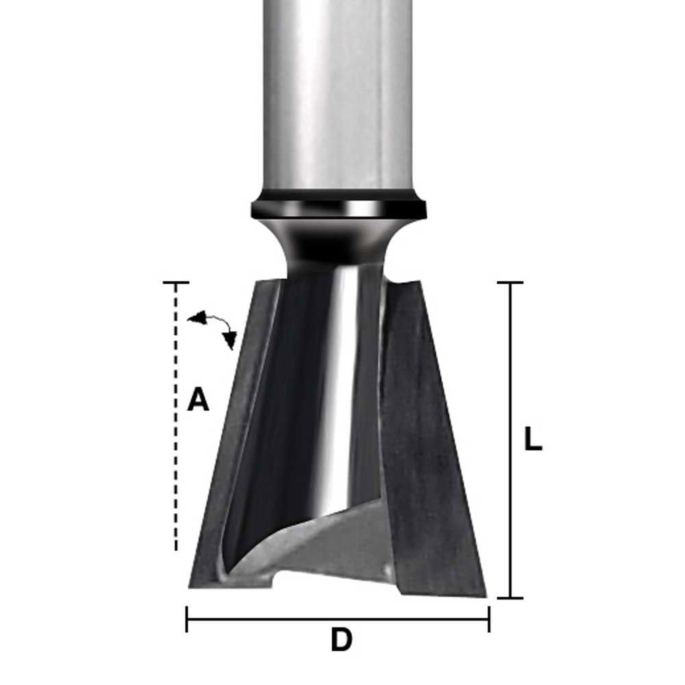 13/16" Dovetail (8 deg.) Bit C
