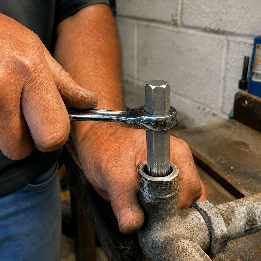 895-T 1/2" Internal Wrench / Nipple Extractor