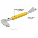 10" Molding Puller Pry Bar with Molded Grip