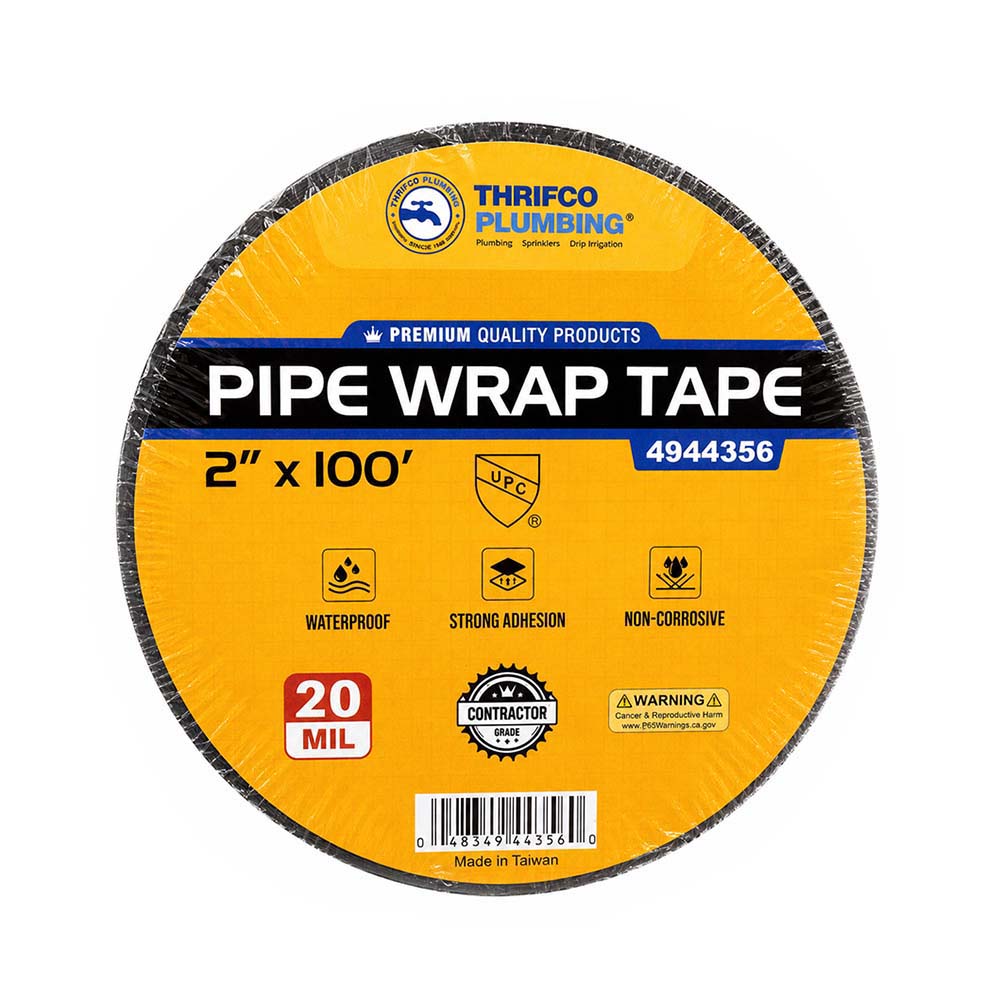 2" x 100ft 20Mil Pipe Wrap Tape - UPC Approved