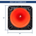 28" PVC 10lbs Traffic Cone with Reflective Tape - Orange