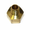 1/4" MPT x 1/2" FPT Brass Hex Bushing - 50 Pack - W02