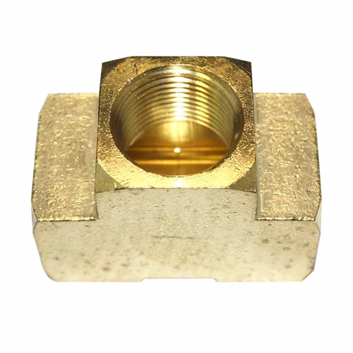 3/4" FPT Brass Tee - 1 inlet - 2 Outlets - 100 Bulk Pack - W02