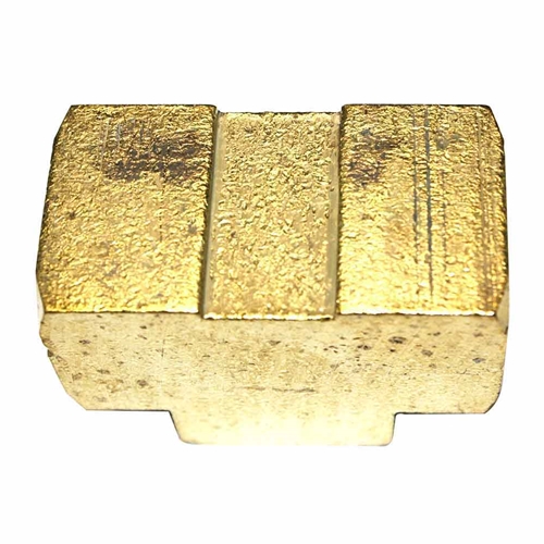 3/4" FPT Brass Tee - 1 inlet - 2 Outlets - 100 Bulk Pack - W04