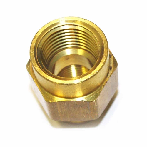 3/8" FPT x 1/2" FPT Brass Female Coupling - 100 Buk Pack - W03